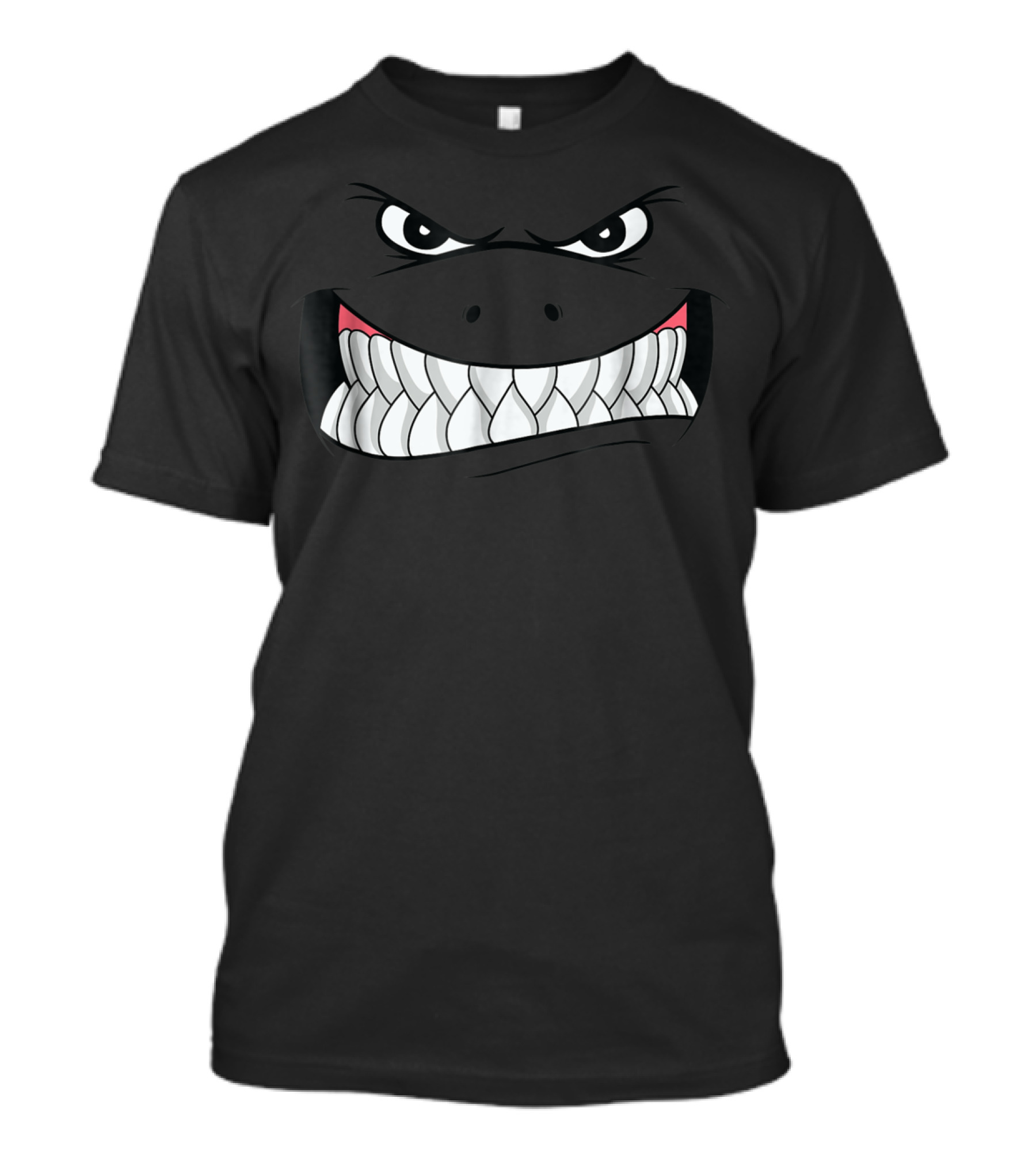 Halloween Shark Face Costume For Men Shark Lover T-Shirt