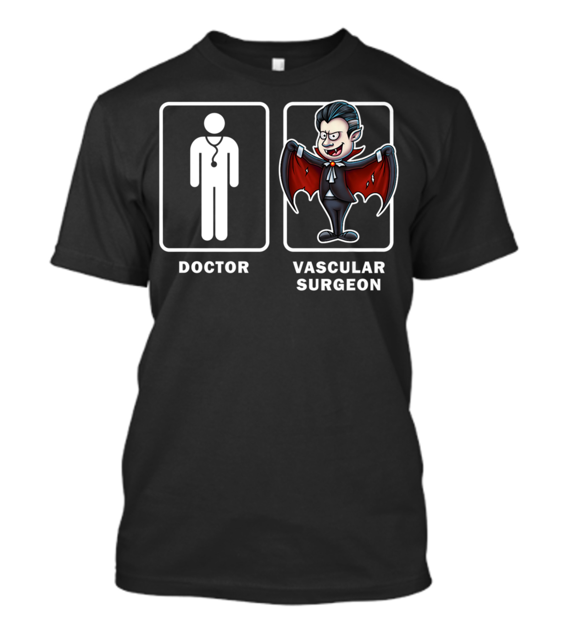 Doctor Vascular Surgeon Vampire Halloween T-Shirt