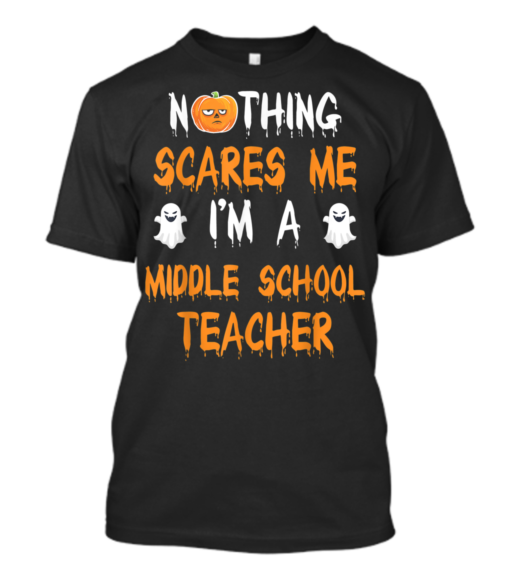 Nothing Scares Me I'm A Middle School Teacher T-Shirt