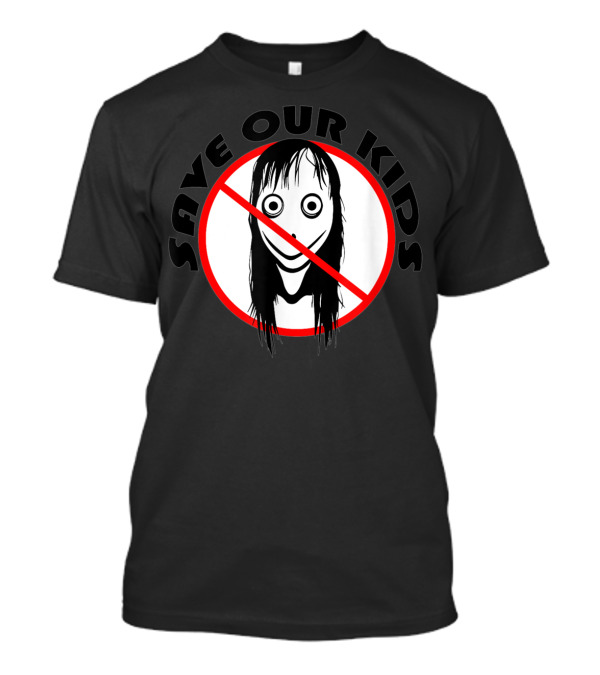 Save Our Kids Momo Halloween Challenge Anti Scary Face T-Shirt