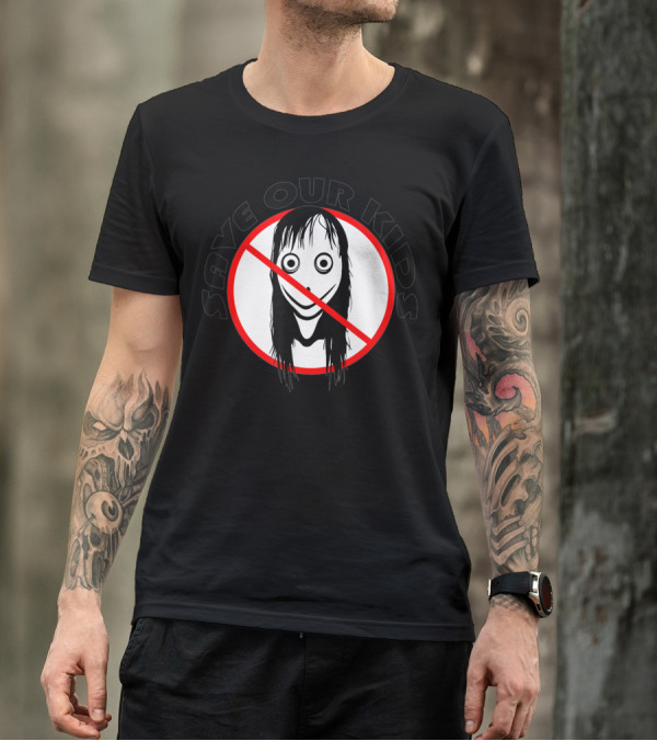 Save Our Kids Momo Halloween Challenge Anti Scary Face T-Shirt