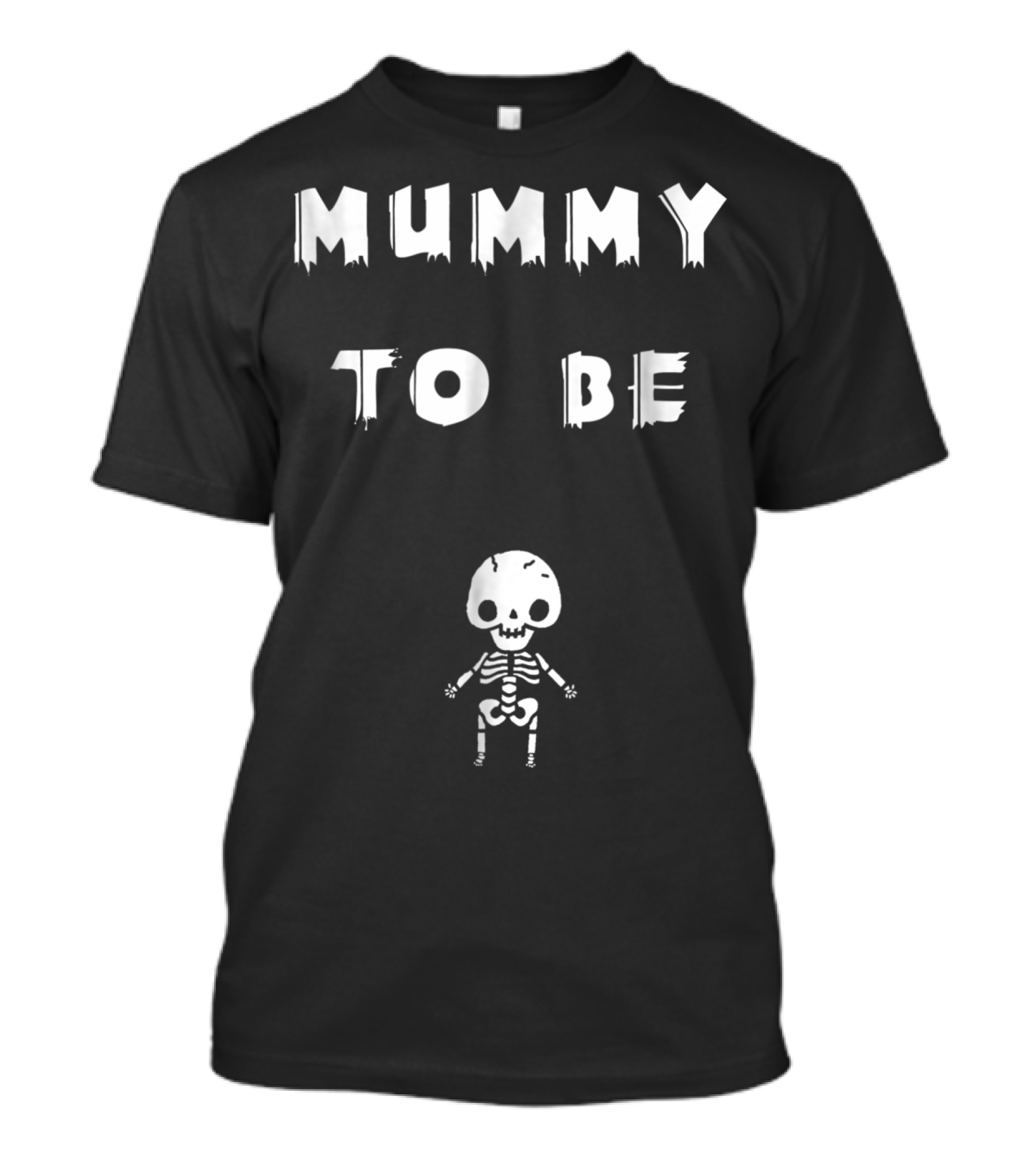 Mummy To Be Baby Skeleton Halloween Pregnancy T-Shirt