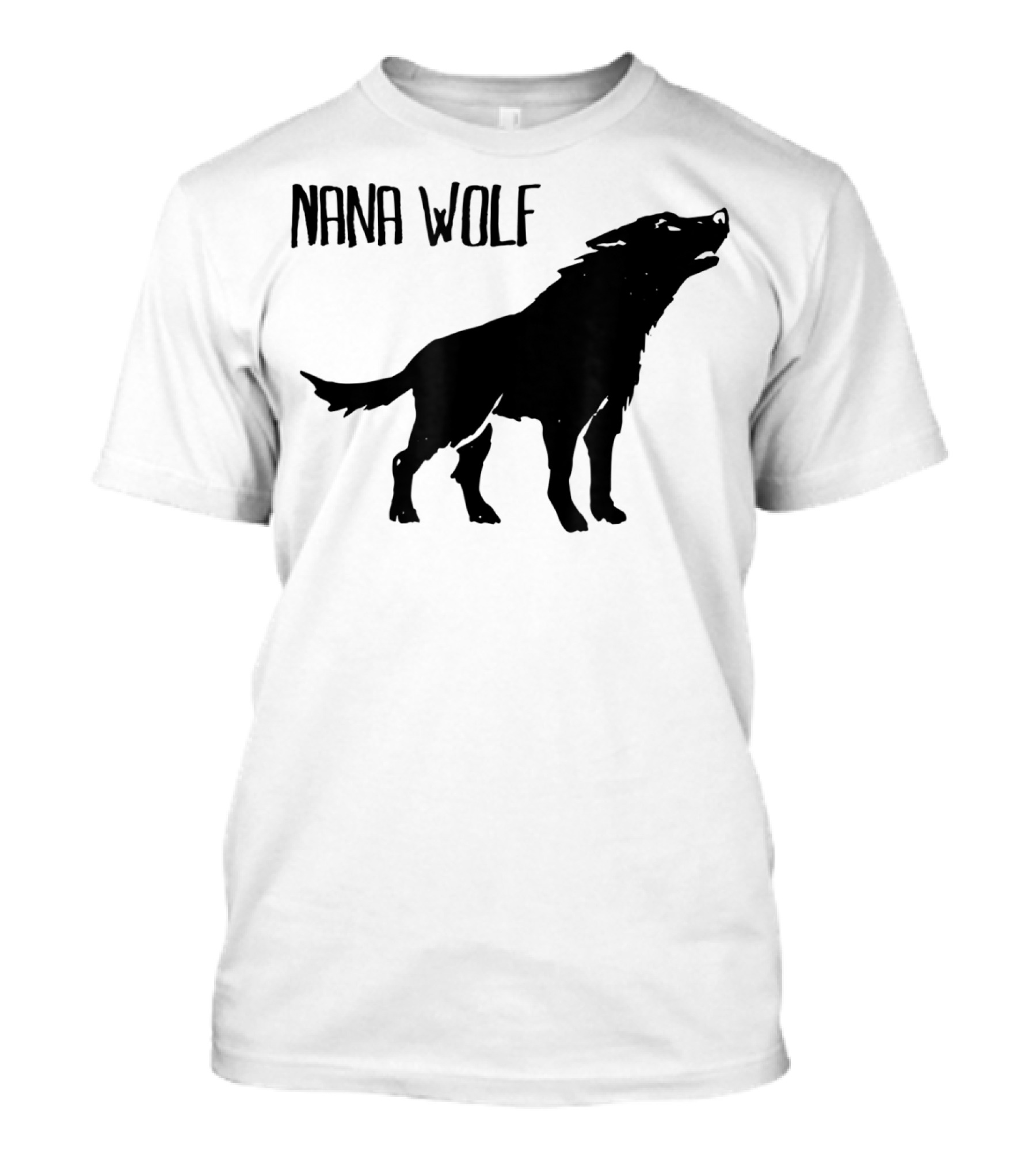 Nana Wolf Matching Family Halloween Grandma Wolf T-Shirt