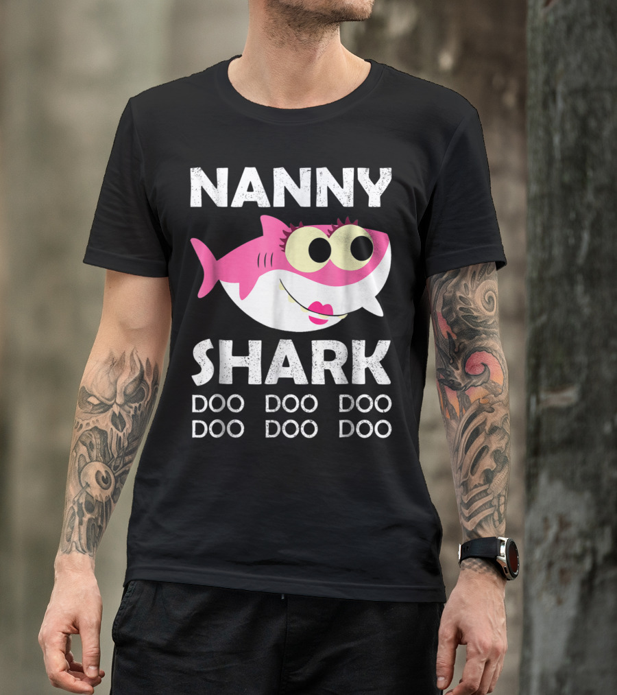 Nanny Shark Doo Doo Doo Doo Family Shark T-Shirt