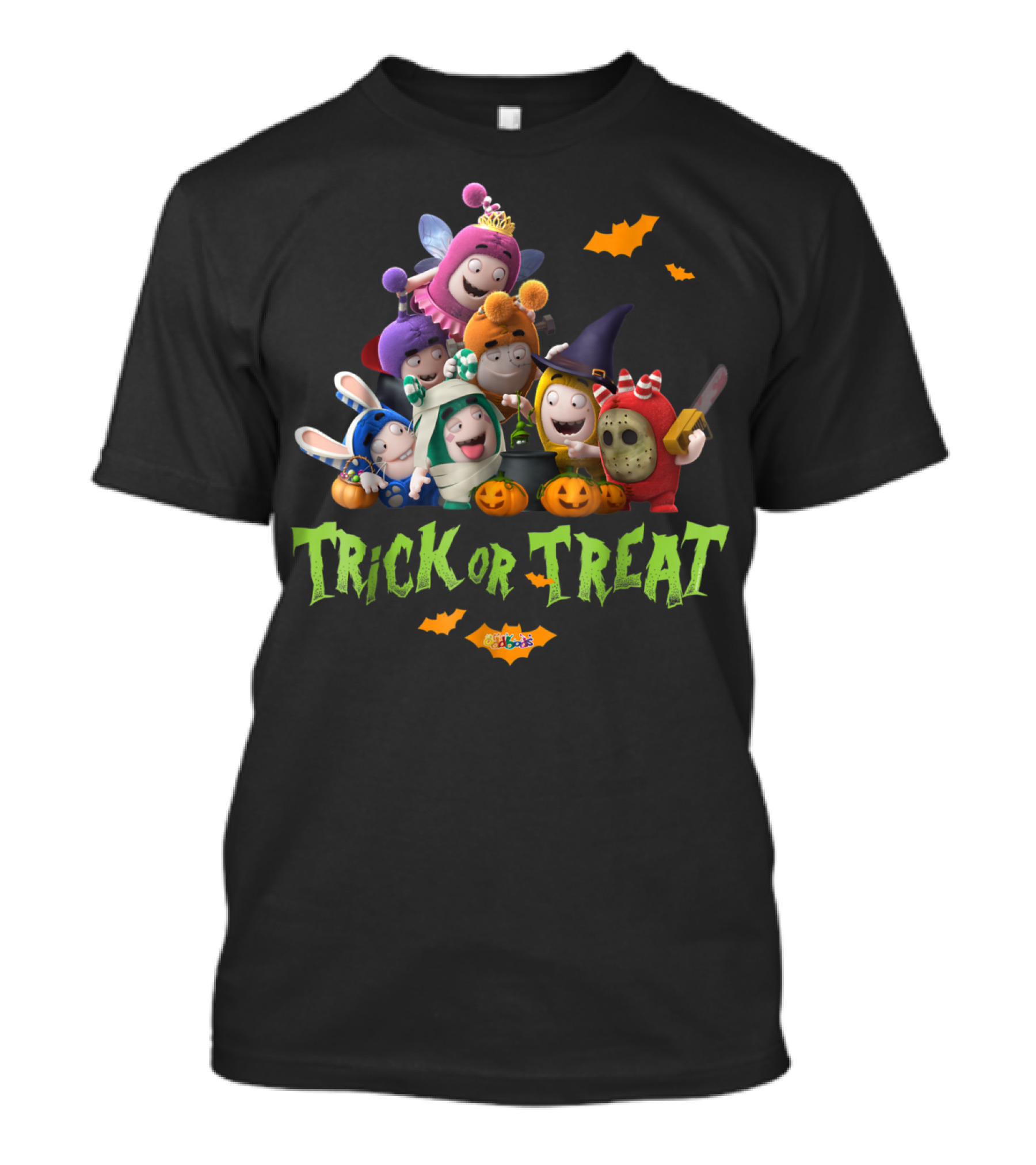 Oddbods Trick Or Treat Halloween Kids Costumes Fun T-Shirt