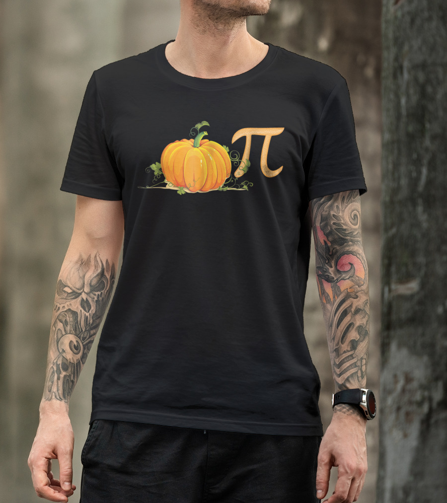 Orange Pumpkin Pi 314 Halloween October 31St T-Shirt