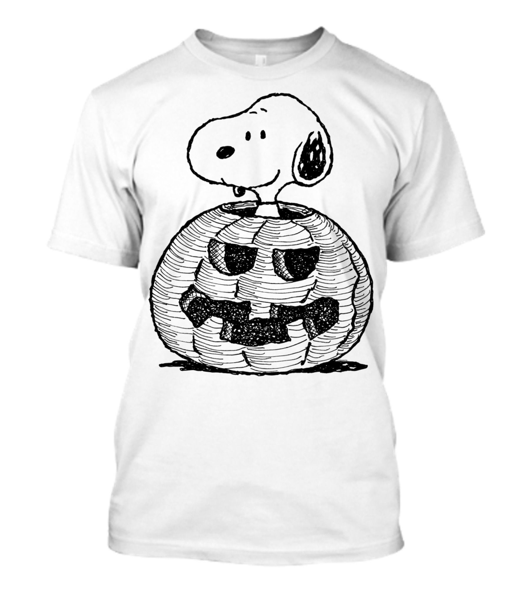 Peanuts Halloween Snoopy With Jack-O'-Lantern T-Shirt