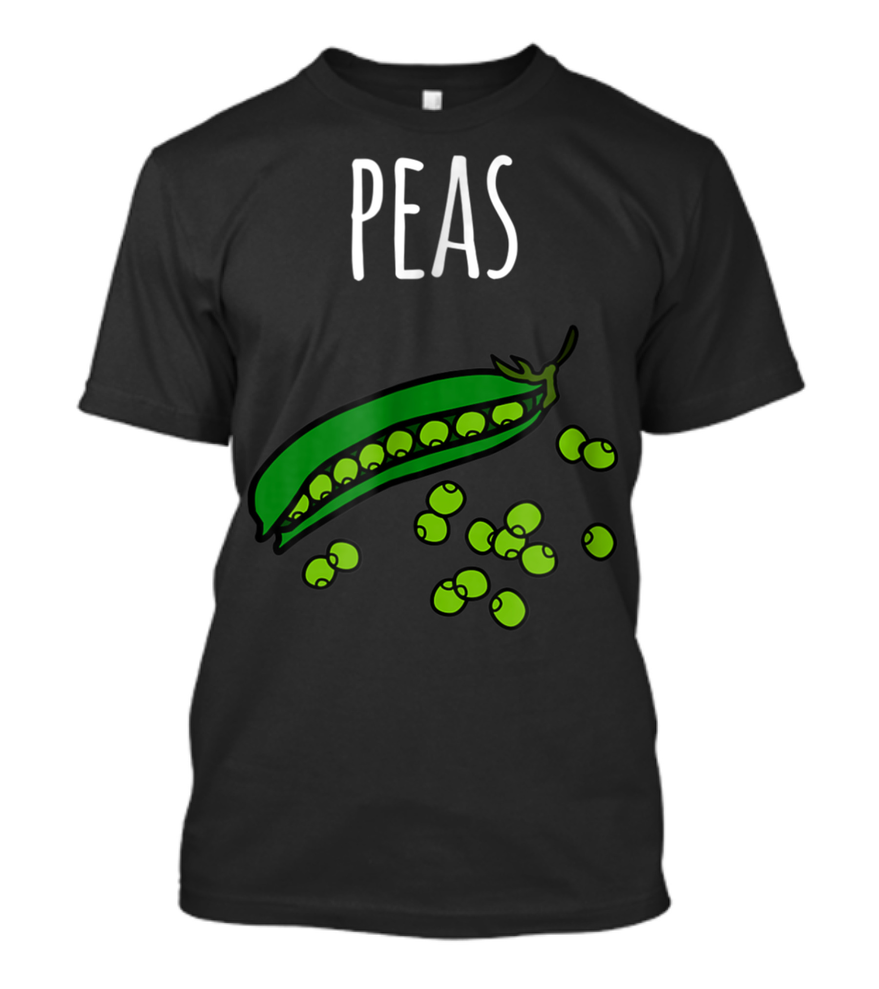 Peas And Carrots Couples Halloween Costume Peas Pod T-Shirt