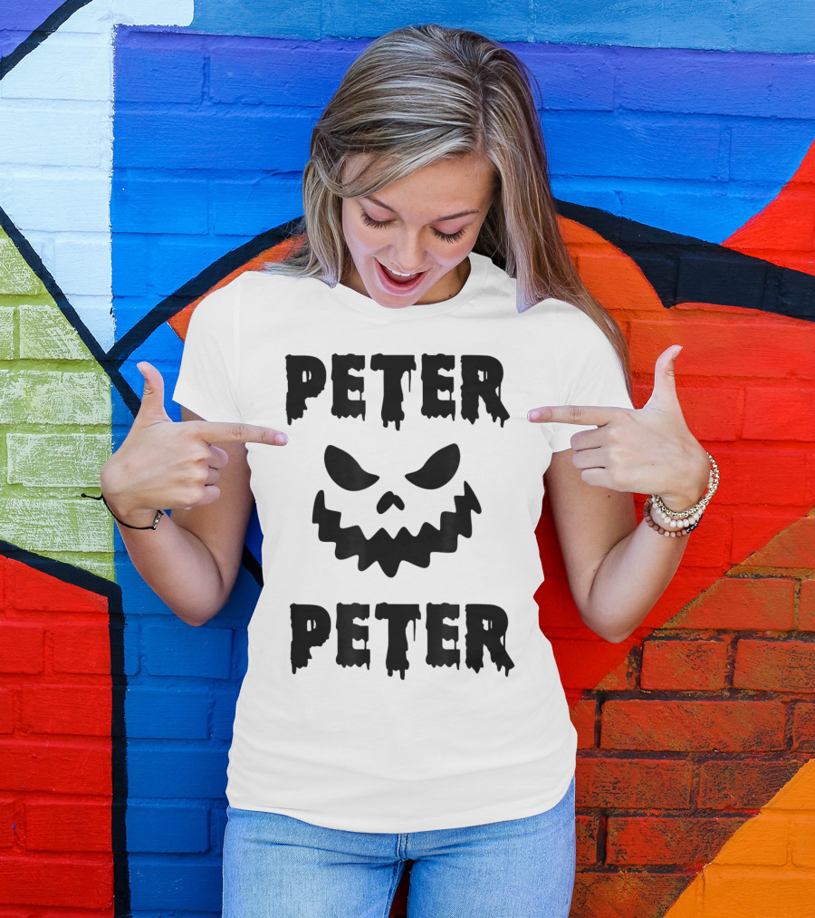 PETER PETER Pumpkin Face Spooky T-Shirt