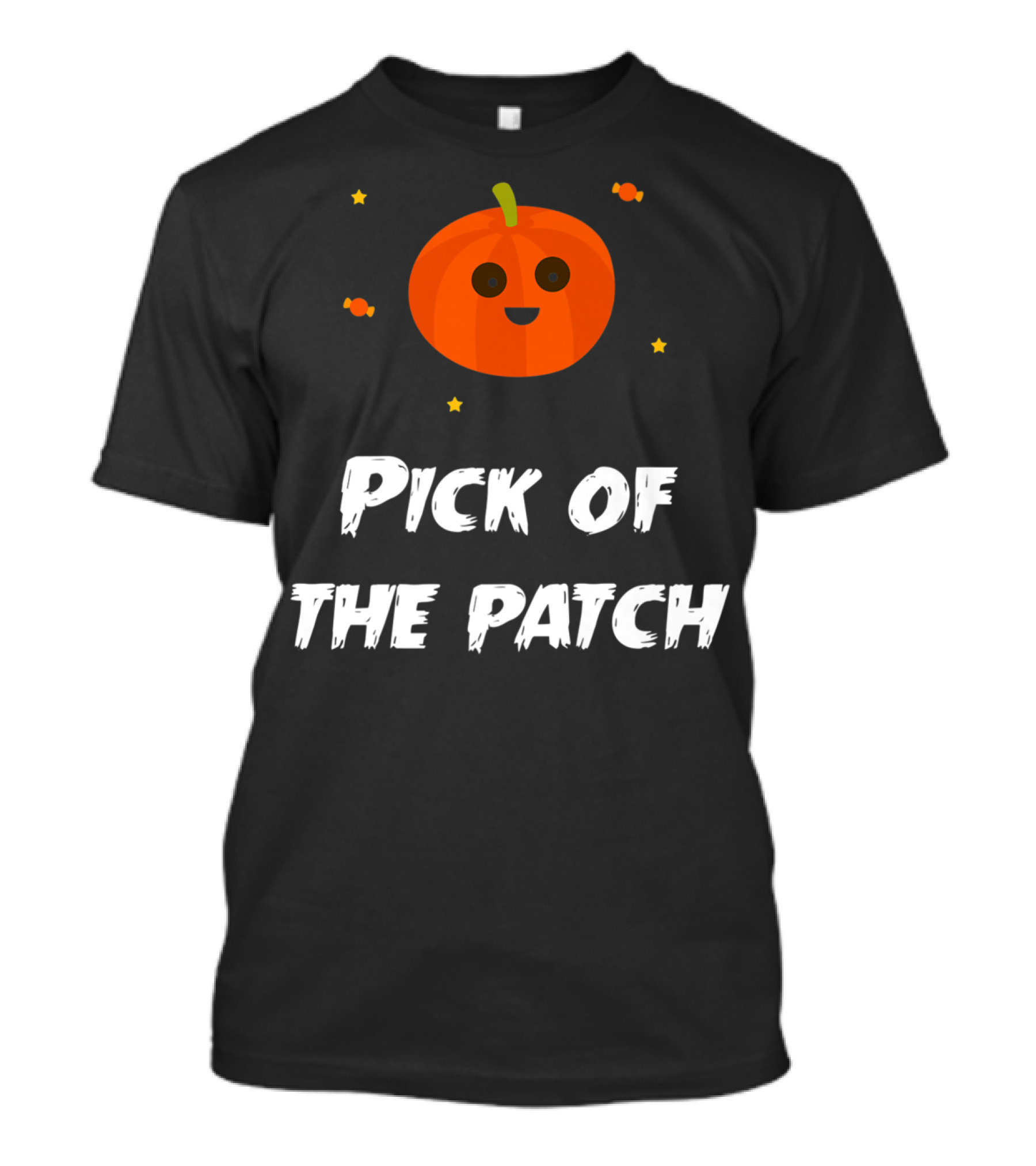 Pick Of The Patch Pumpkin Halloween Stars T-Shirt