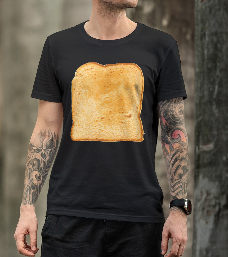 Piece Of Buttered Toast Lazy Snack Delight T-Shirt