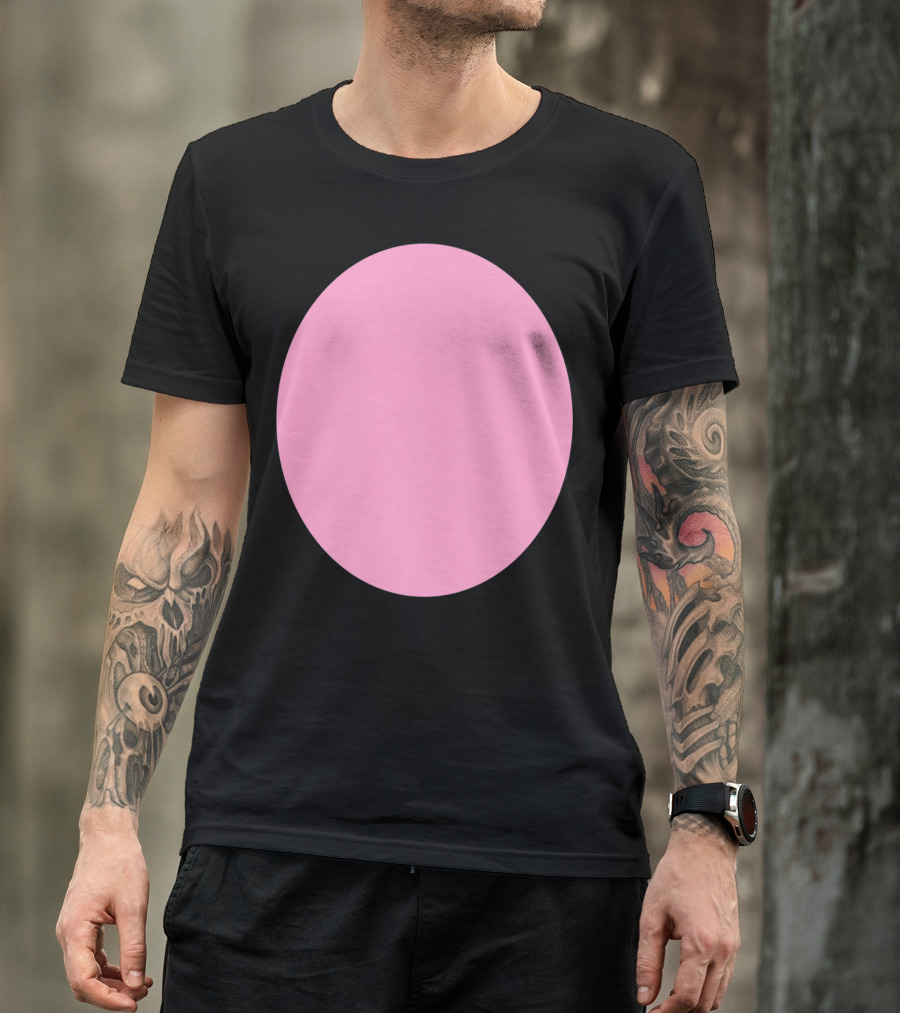 Halloween Funny Pink Pig Belly Costume T-Shirt