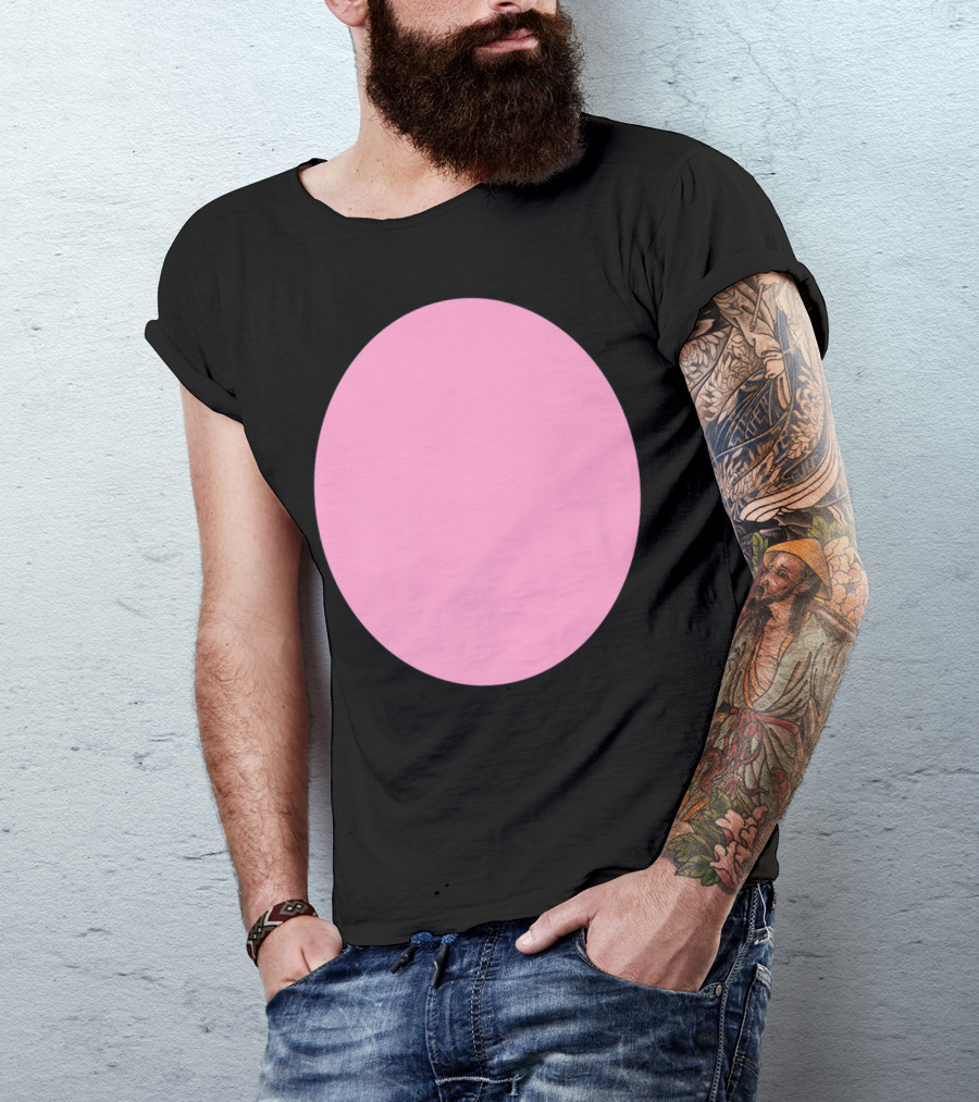 Halloween Funny Pink Pig Belly Costume T-Shirt