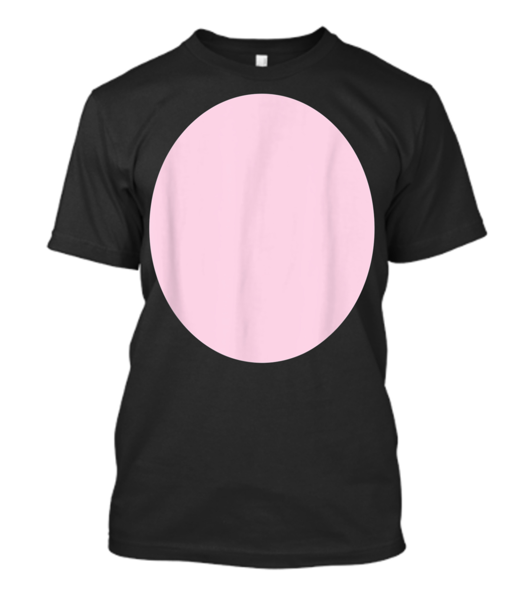 Pink Pig Belly Halloween Dress Up Costume T-Shirt