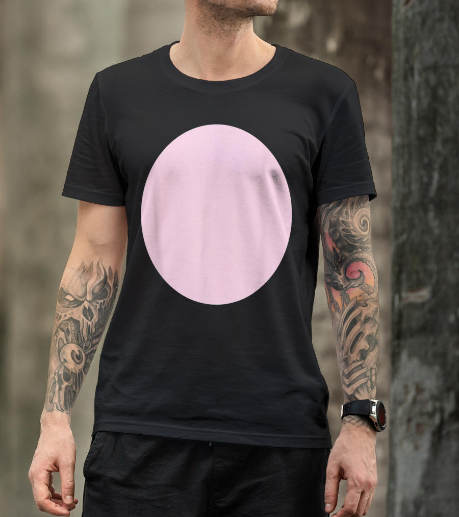 Pink Pig Belly Halloween Dress Up Costume T-Shirt
