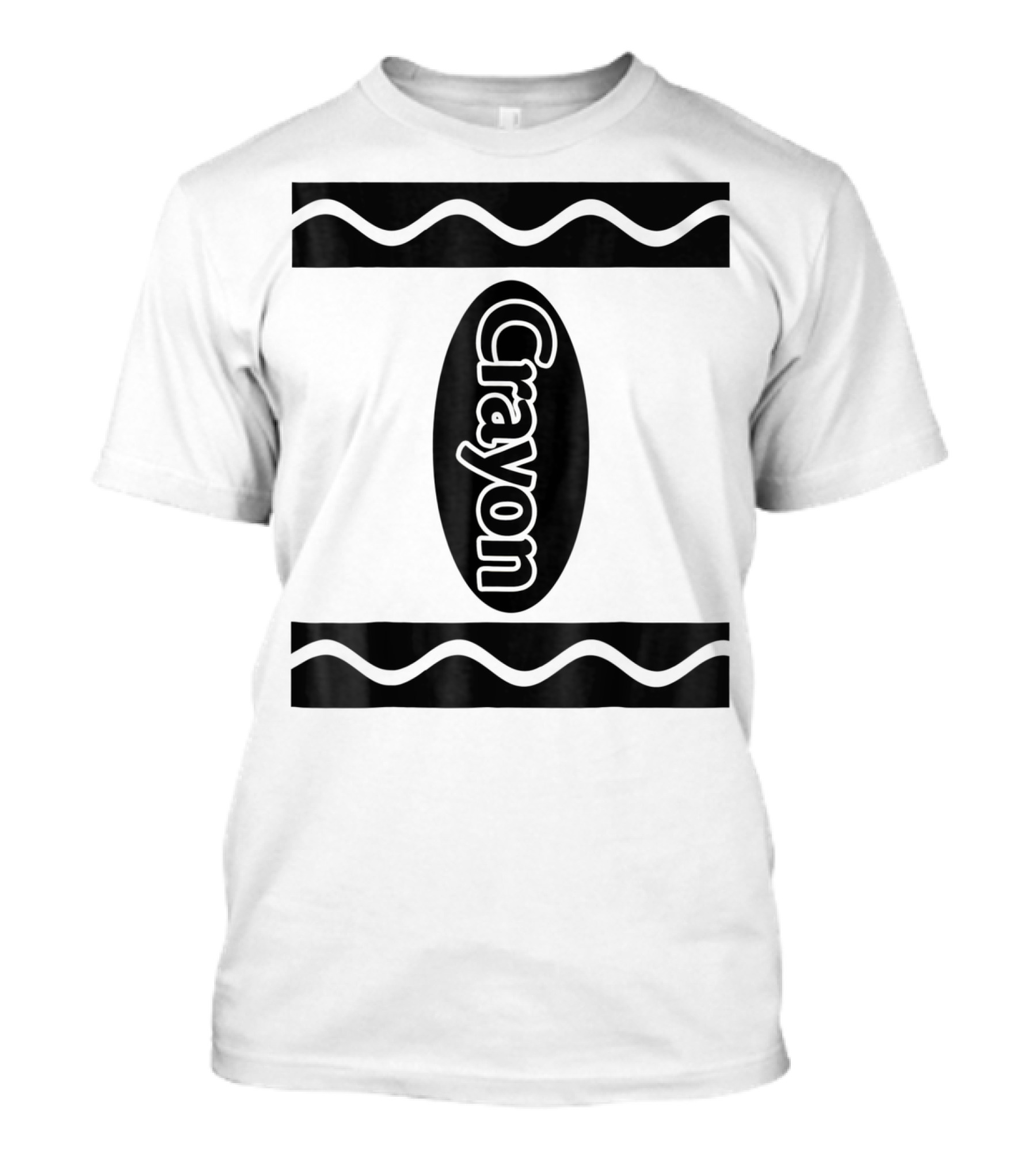 Pink Crayon Box Costume Group Halloween T-Shirt