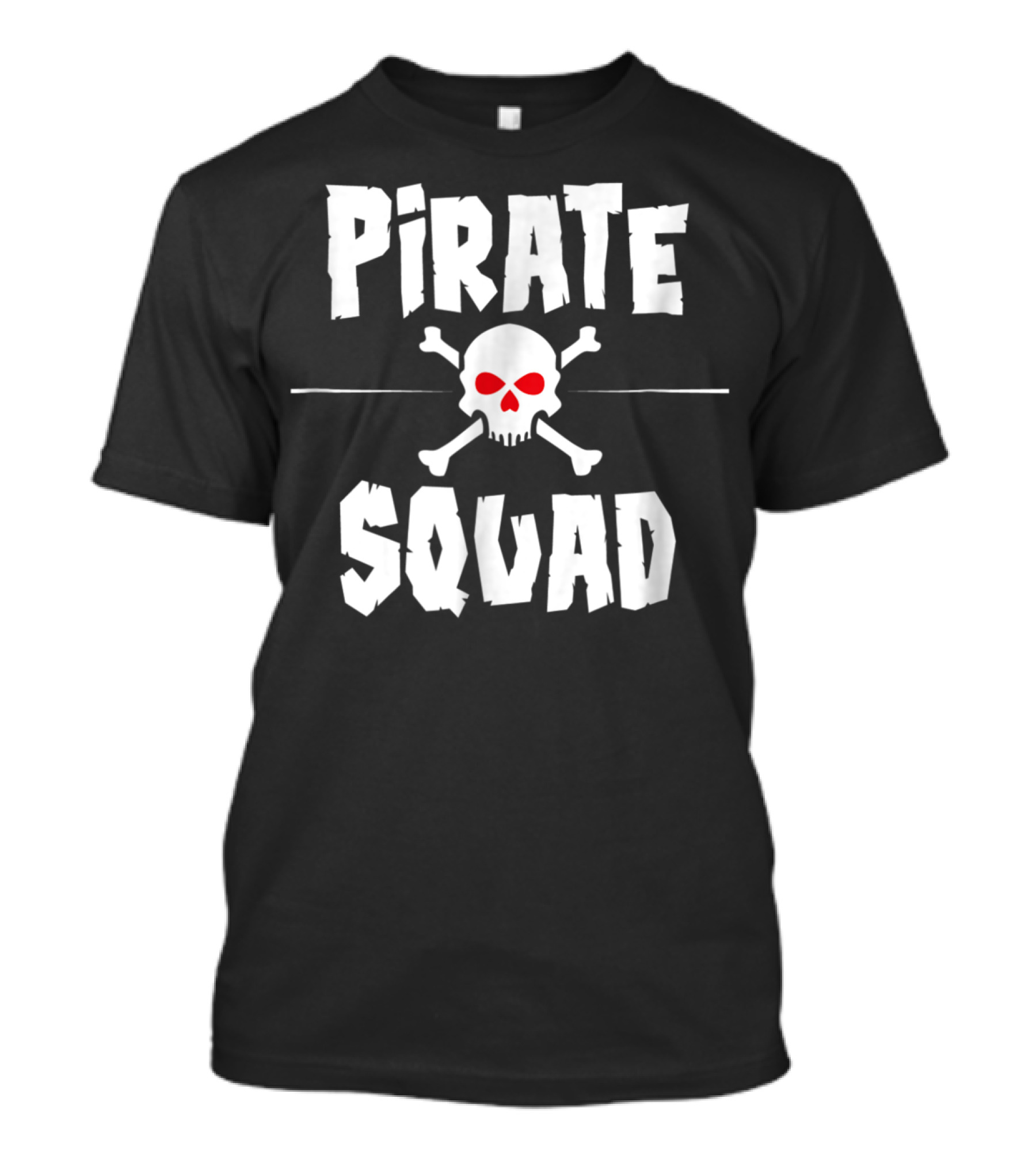 Pirate Squad Skull Crossbones Kids Birthday Party T-Shirt