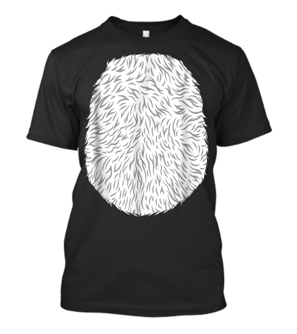 Polar Bear Costume DIY Fur Texture T-Shirt