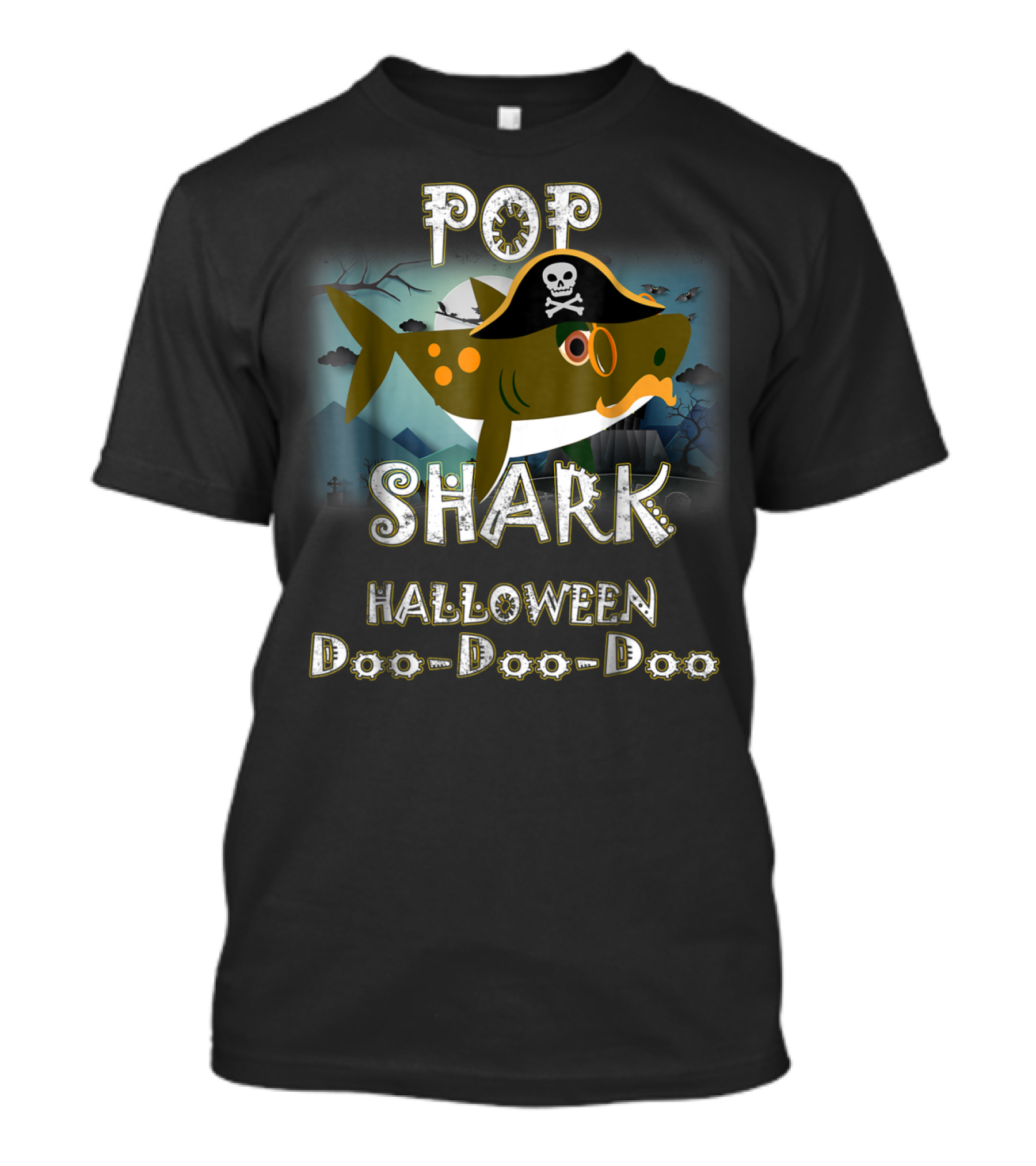Pop Shark Halloween Doo Doo Doo T-Shirt