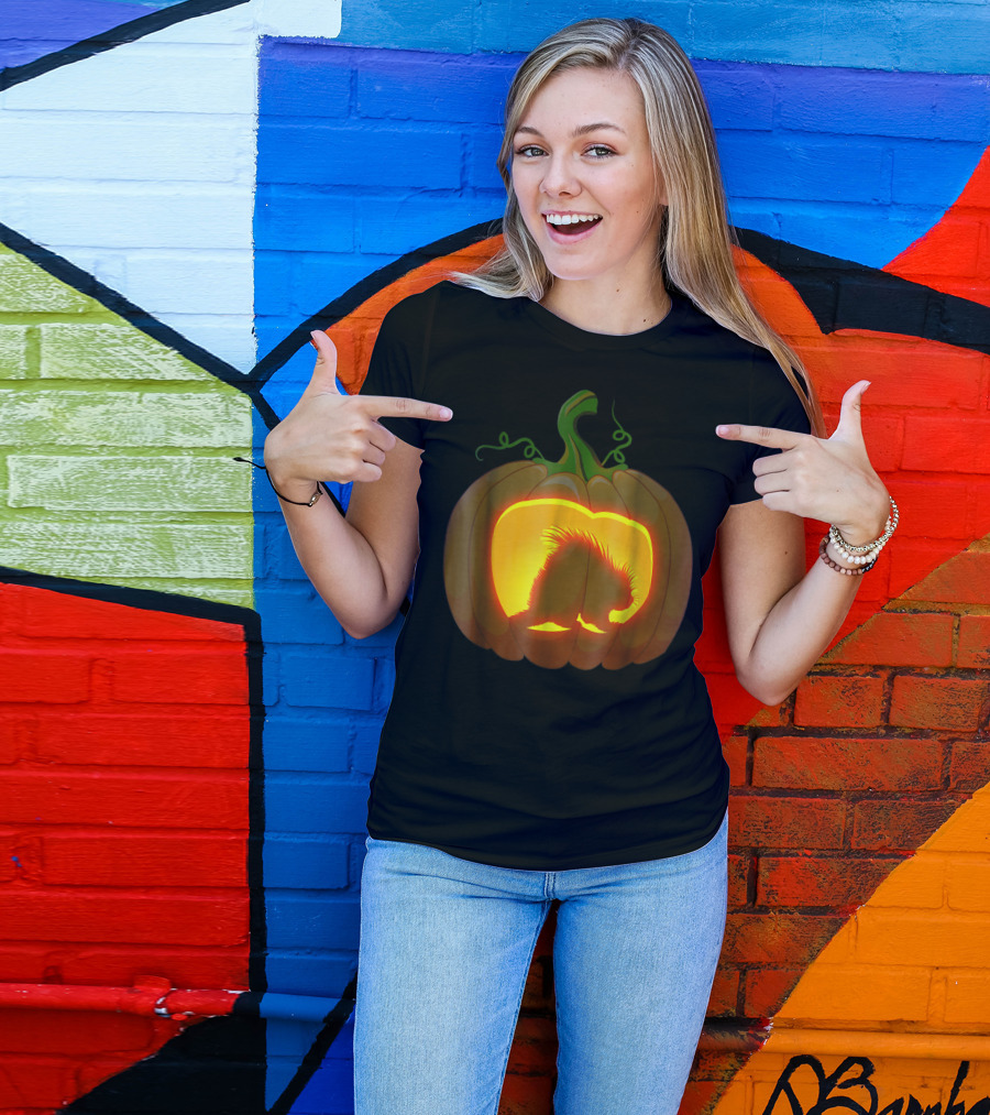 Porcupine Pumpkin Carving T-Shirt