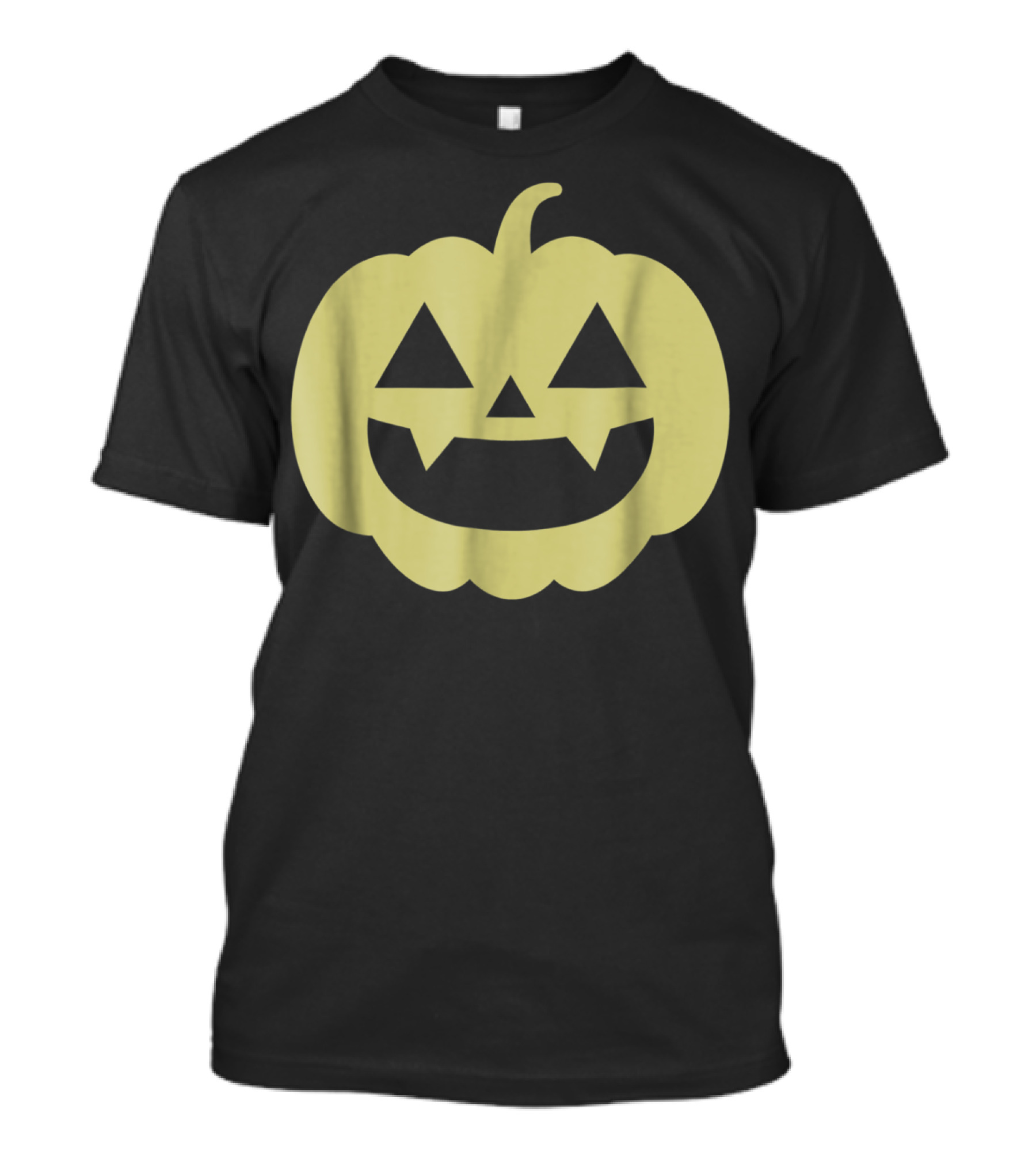 Vampire Fang Pumpkin Face Halloween Classic T-Shirt