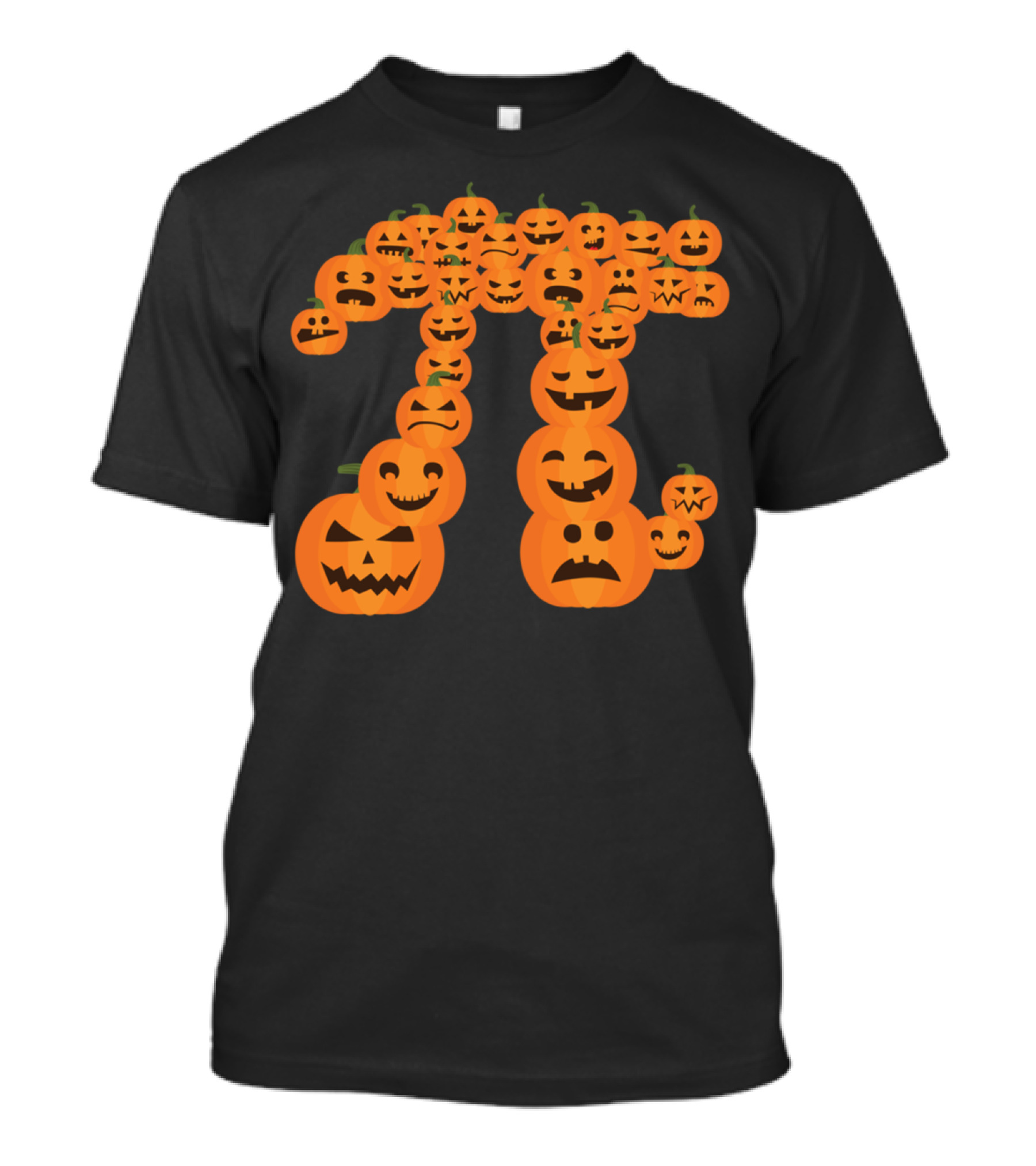 Pumpkin Pi Jack-O'-Lantern Math Symbol Algebra T-Shirt