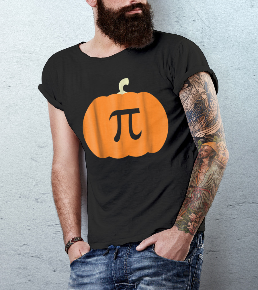 Pumpkin Pi Math Halloween T-Shirt