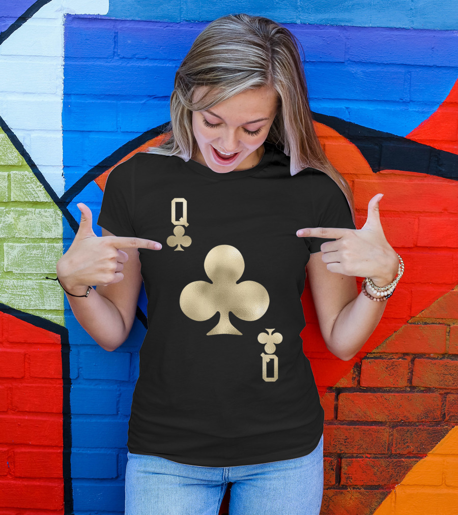Queen Clubs Gold Card T-Shirt