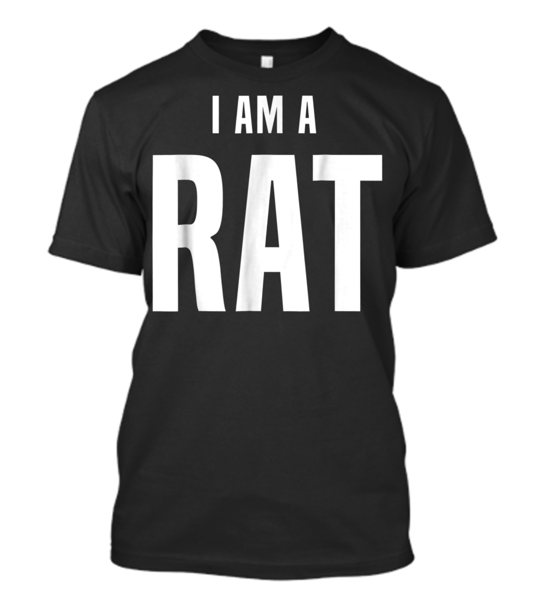 I Am A Rat Costume Easy Simple Halloween T-Shirt