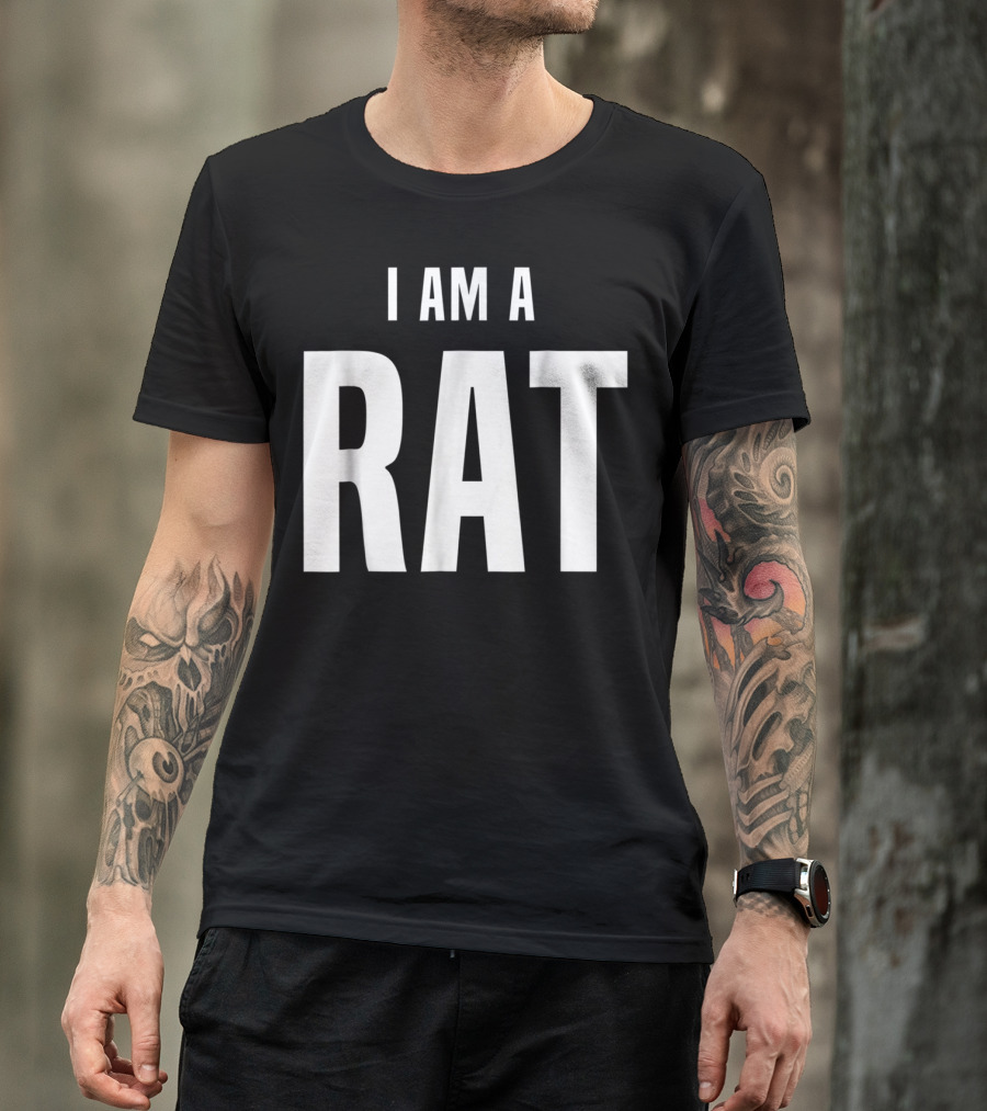 I Am A Rat Costume Easy Simple Halloween T-Shirt