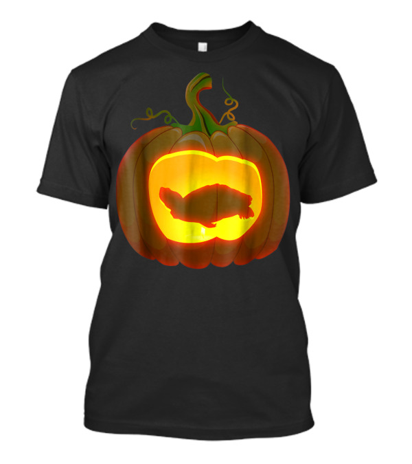 Redeared Slider Turtle Pumpkin Carving T-Shirt