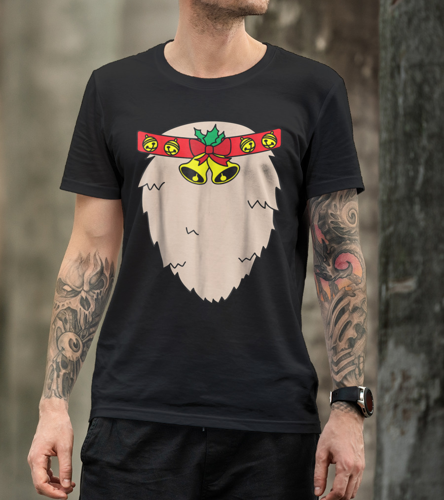 Reindeer Costume Bells Holly Christmas Halloween Holiday T-Shirt