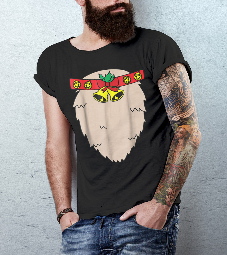 Reindeer Costume Bells Holly Christmas Halloween Holiday T-Shirt
