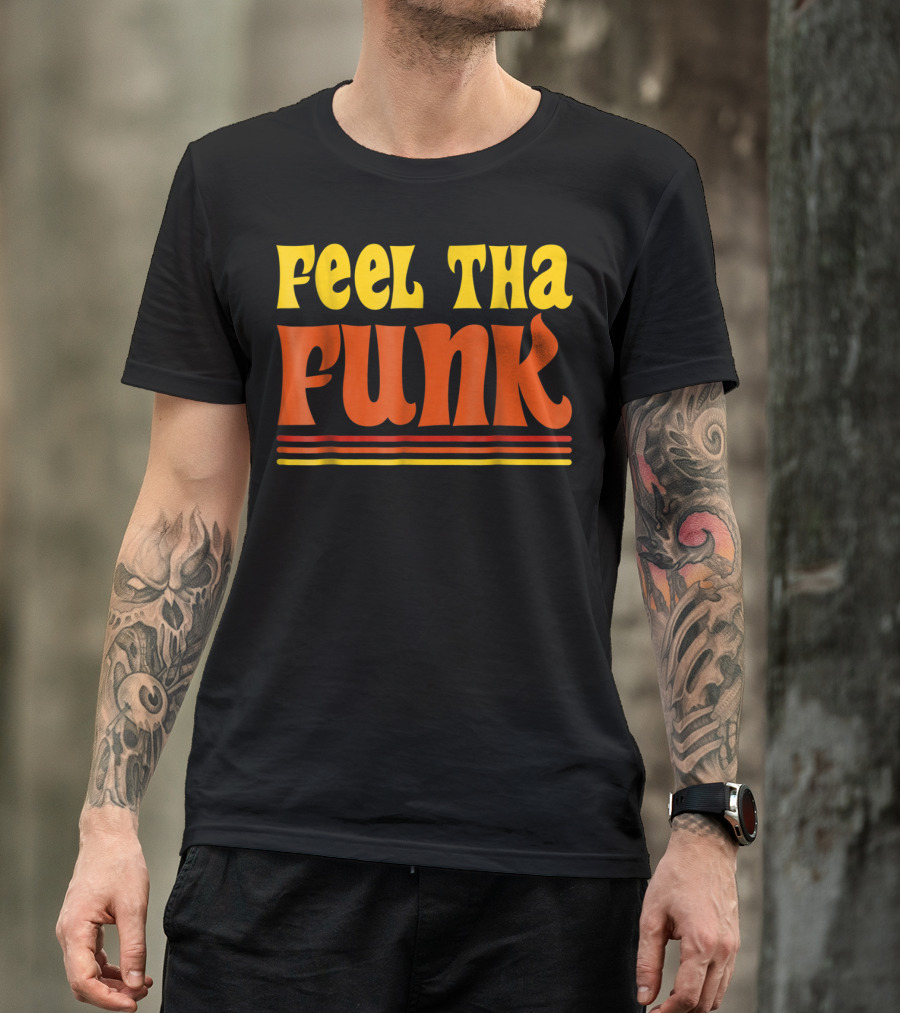 Feel Tha Funk Retro 1970s Costume Halloween Party Roller T-Shirt