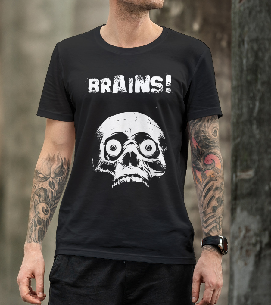Return Of The Dead Living Zombie Brains T-Shirt