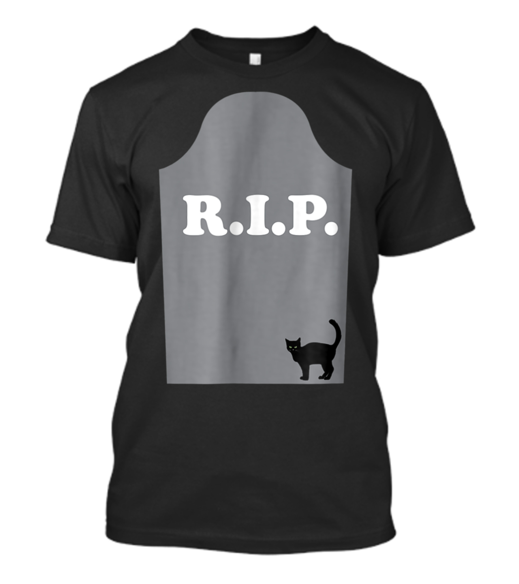 R.I.P. Grave Black Cat T-Shirt