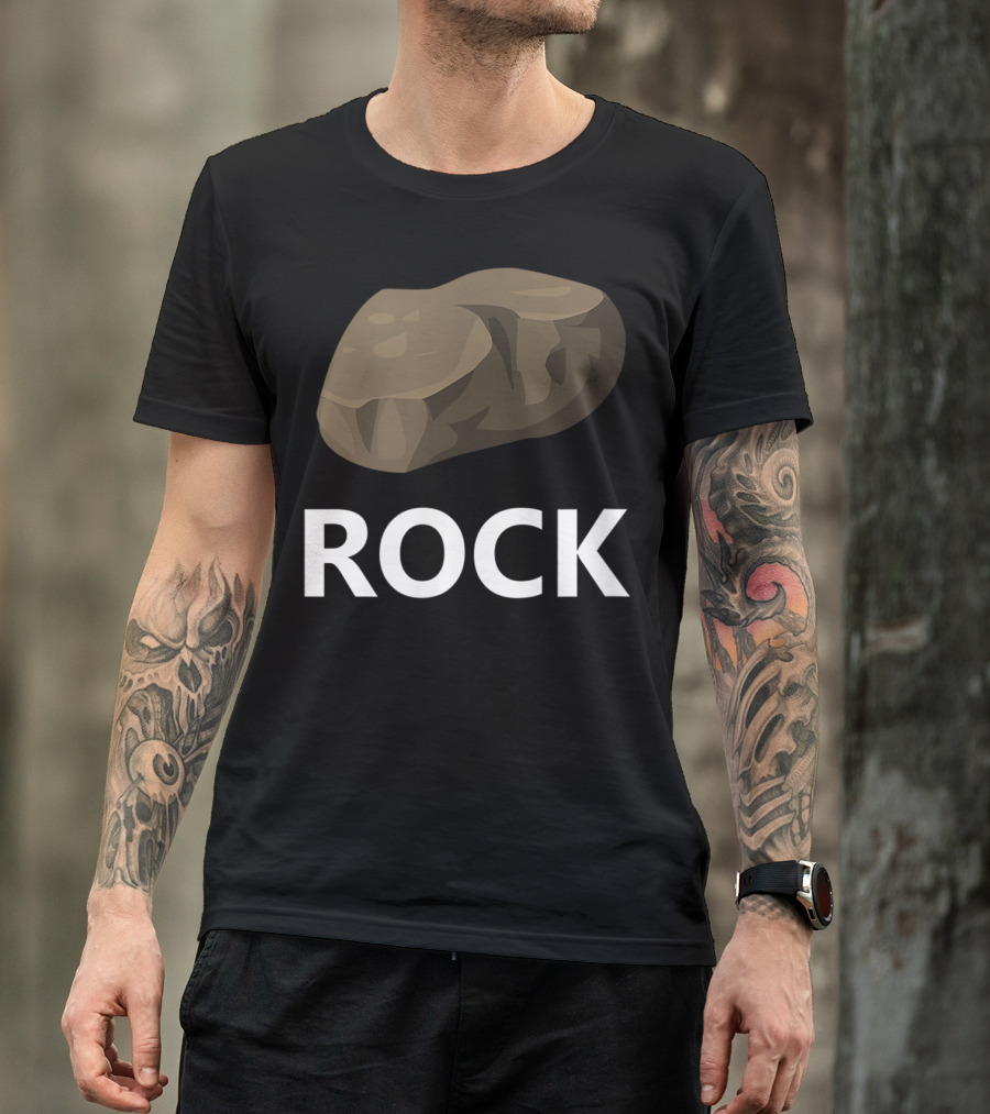 Rock Halloween Rock Paper Scissors Group T-Shirt