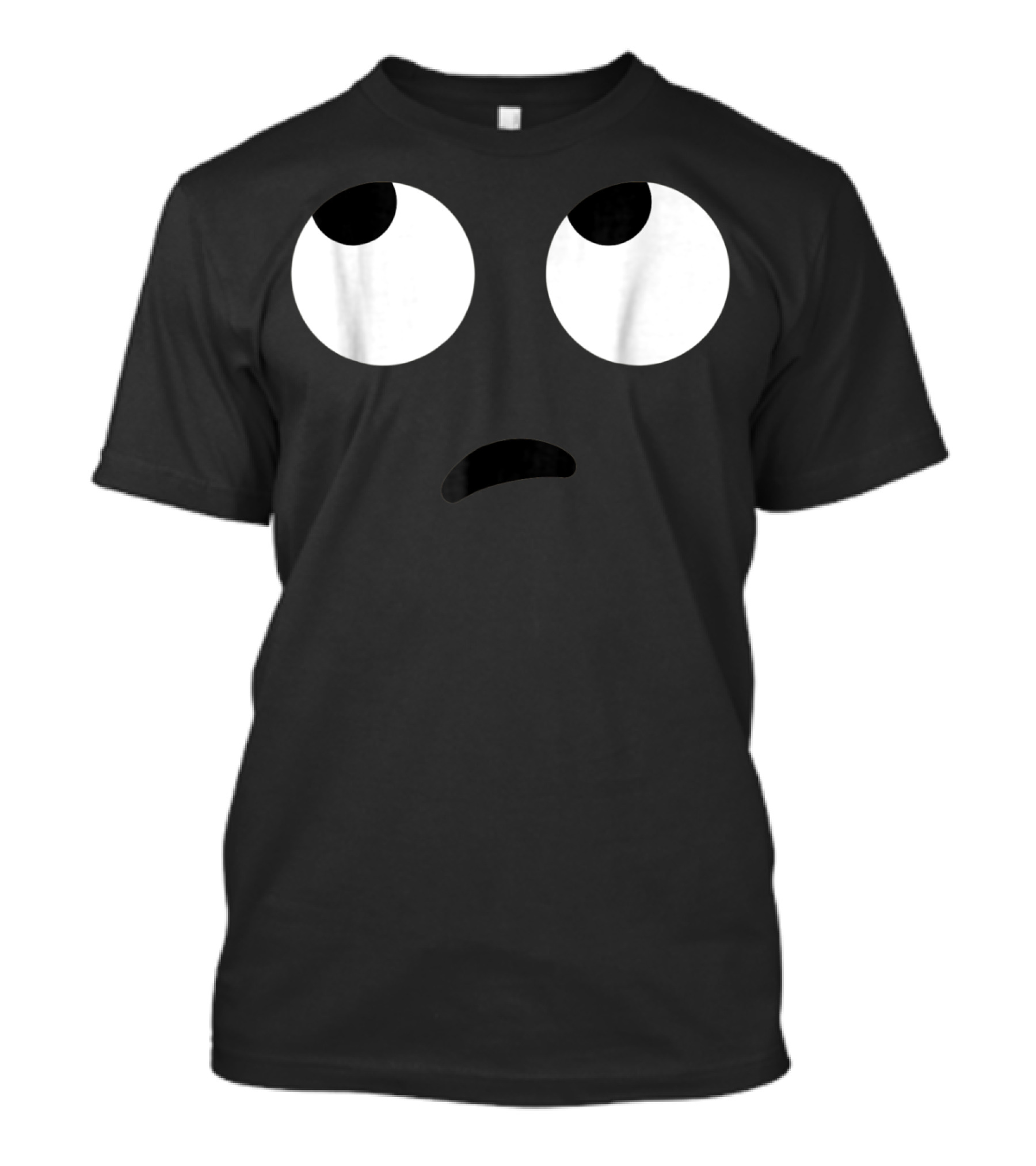 Rolling Eyes Emoji Face Vector T-Shirt