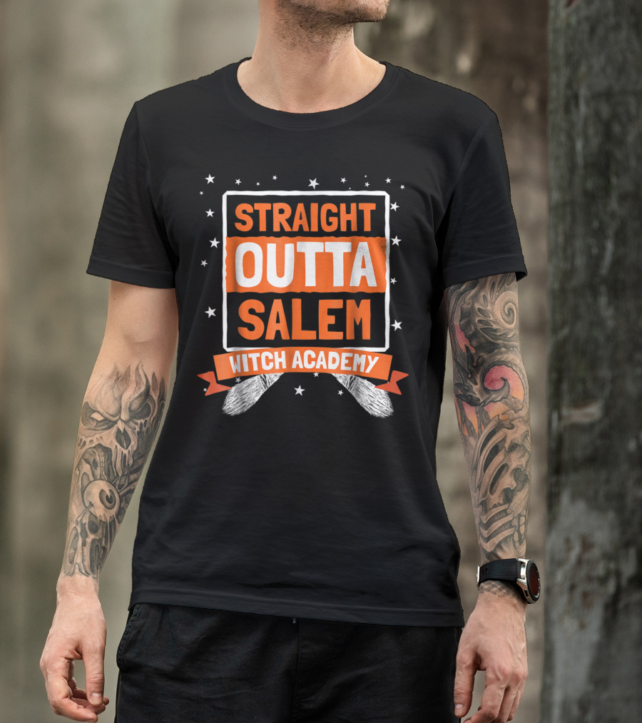 Straight Outta Salem Witch Academy T-Shirt