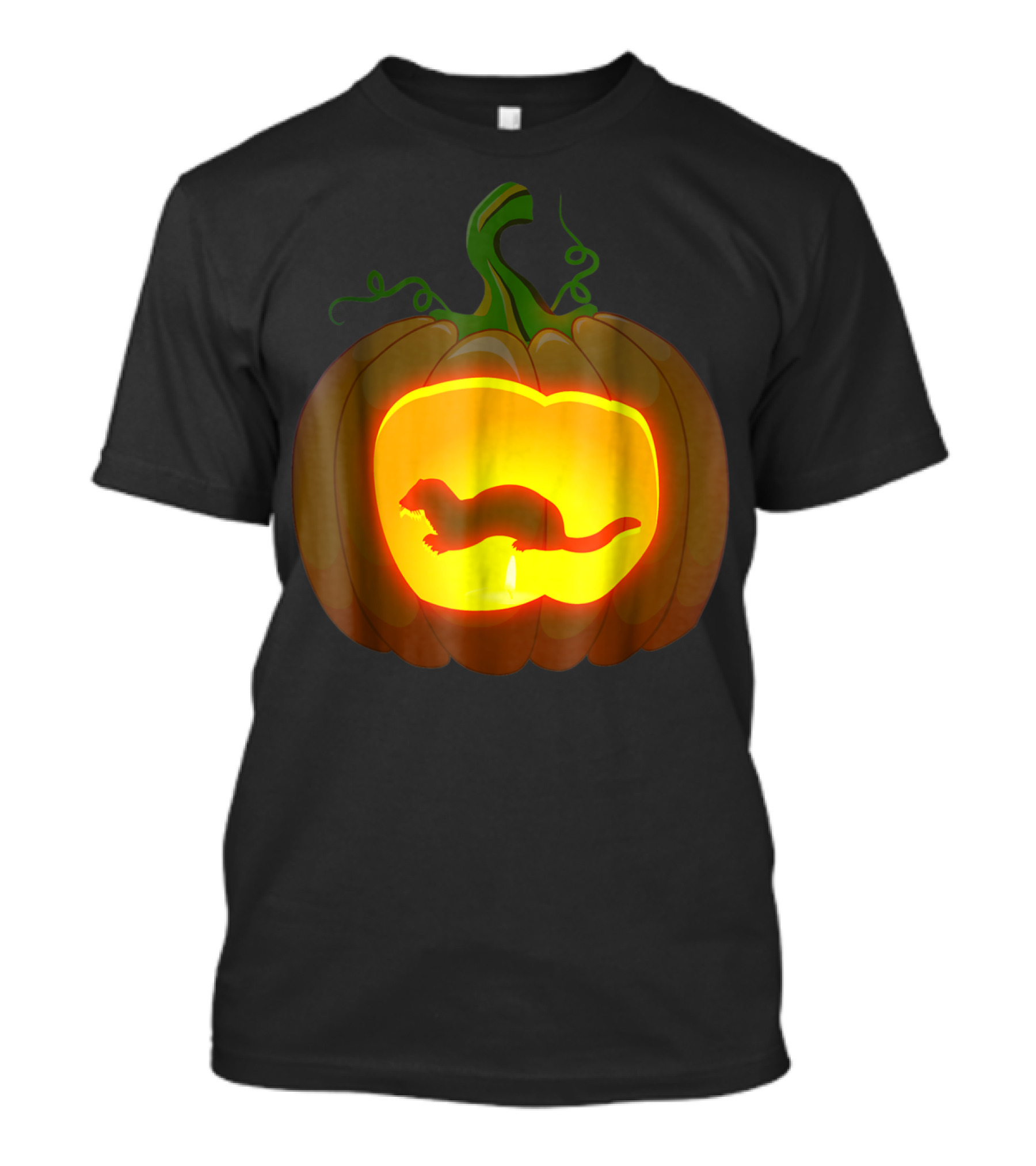 Sea Otter Pumpkin Carving T-Shirt
