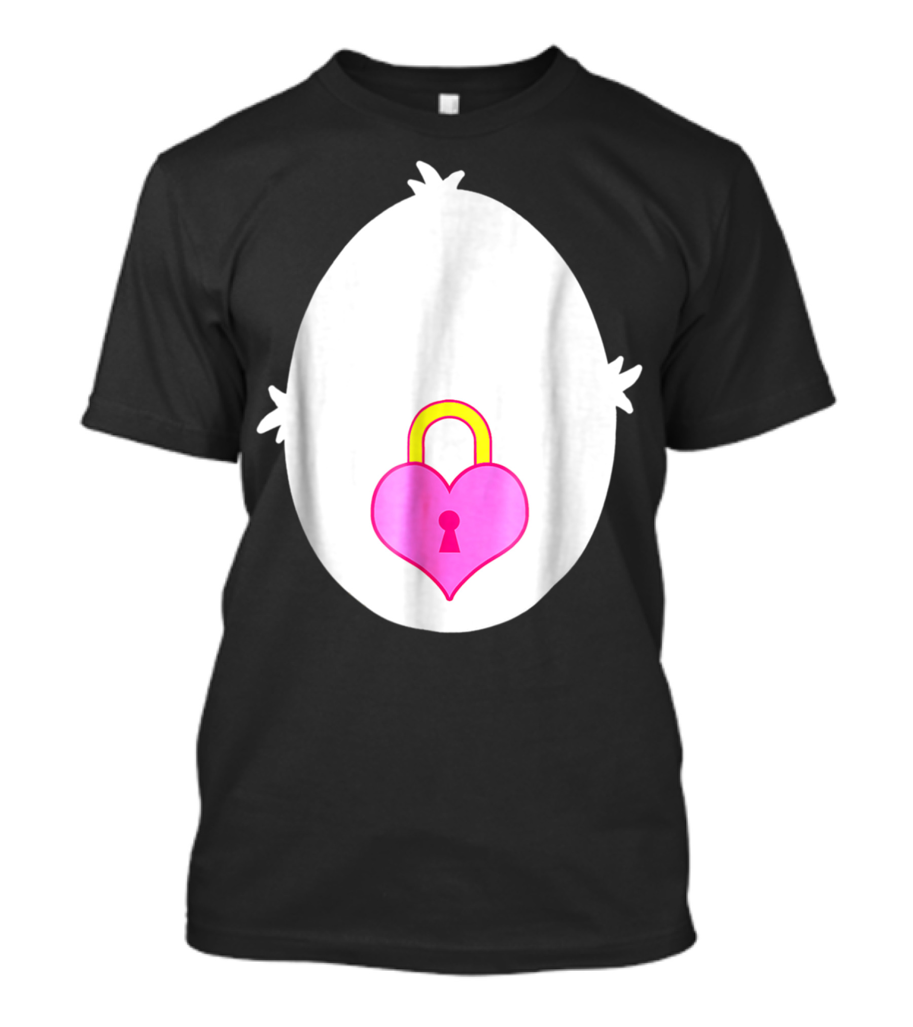 Secret Halloween Edition Heart Lock Ghost T-Shirt