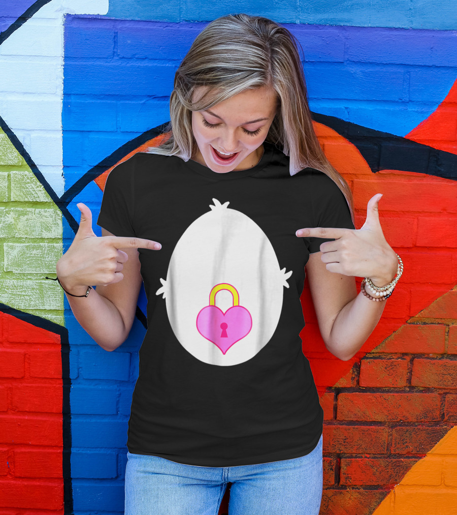Secret Halloween Edition Heart Lock Ghost T-Shirt