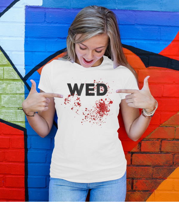 WED Shark Matching Group Blood Splatter T-Shirt
