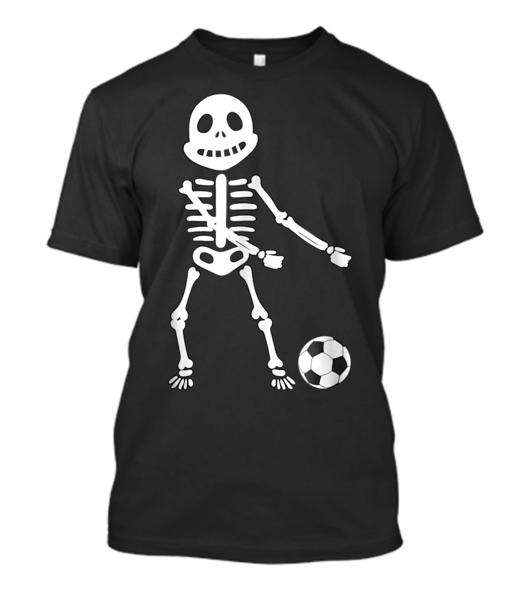 Skeleton Floss Dance With Soccer Ball T-Shirt