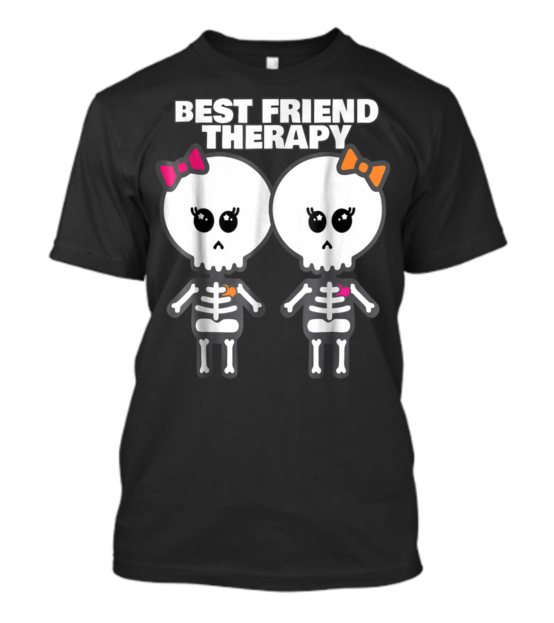 Best Friend Therapy Skeleton Halloween T-Shirt