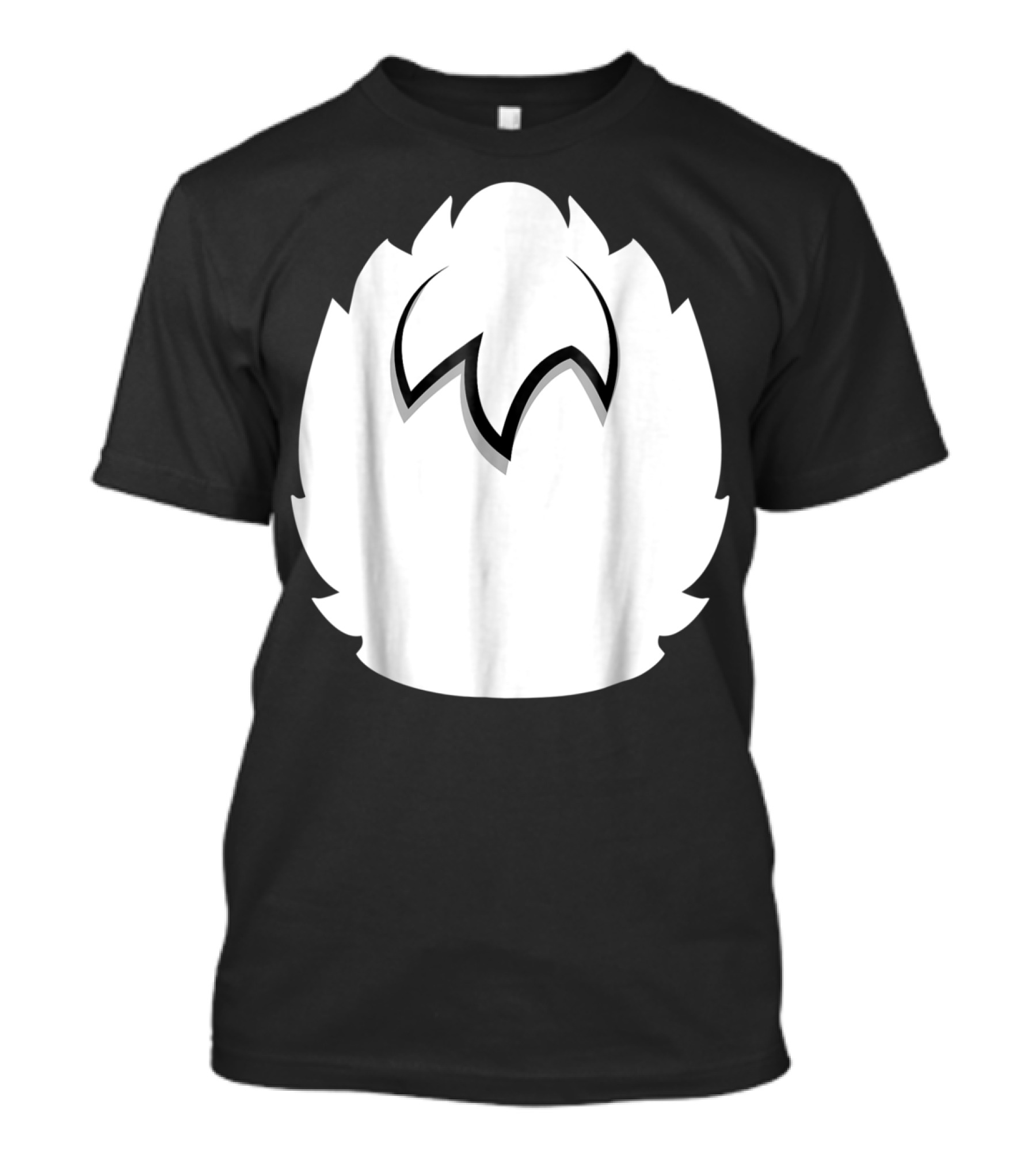 Skunk Costume Halloween Cosplay Skunk Body Tail T-Shirt