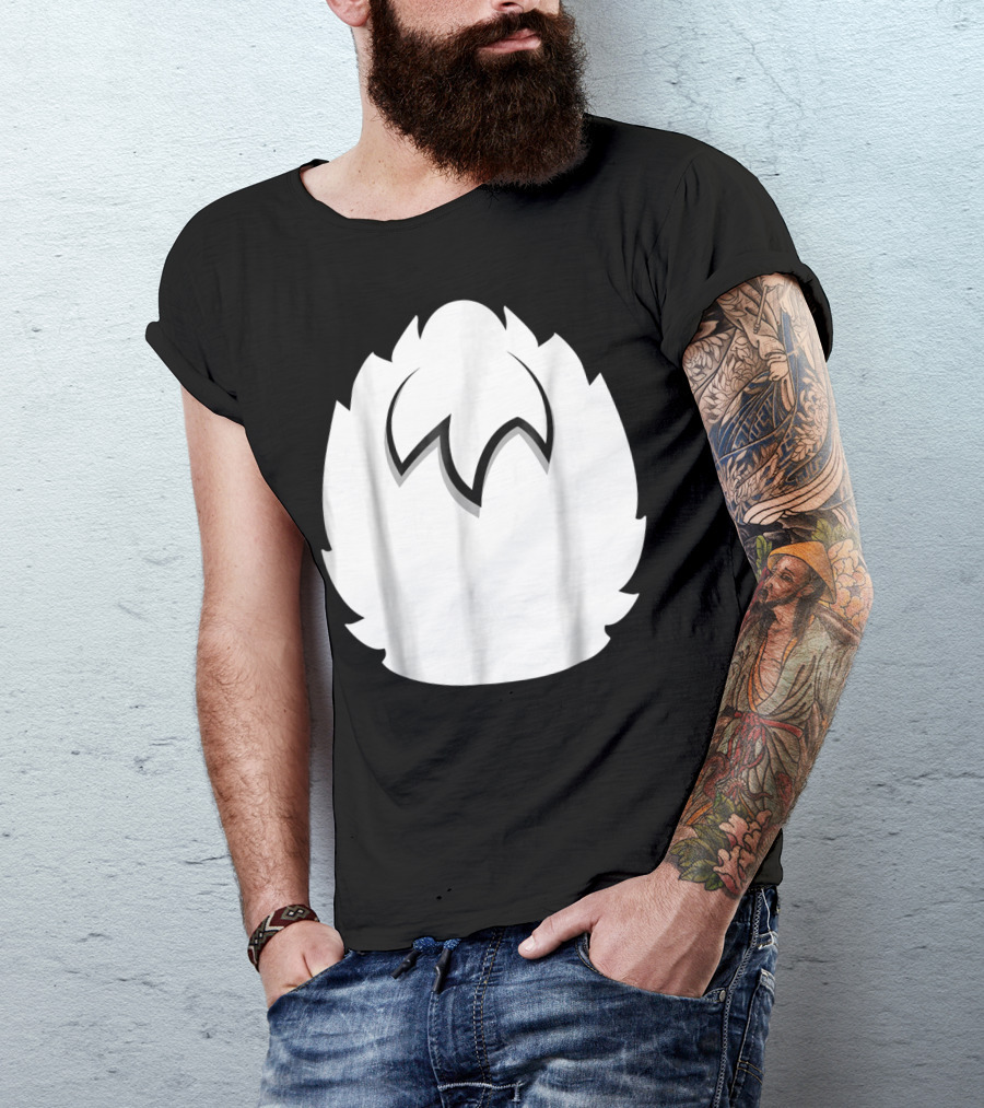 Skunk Costume Halloween Cosplay Skunk Body Tail T-Shirt