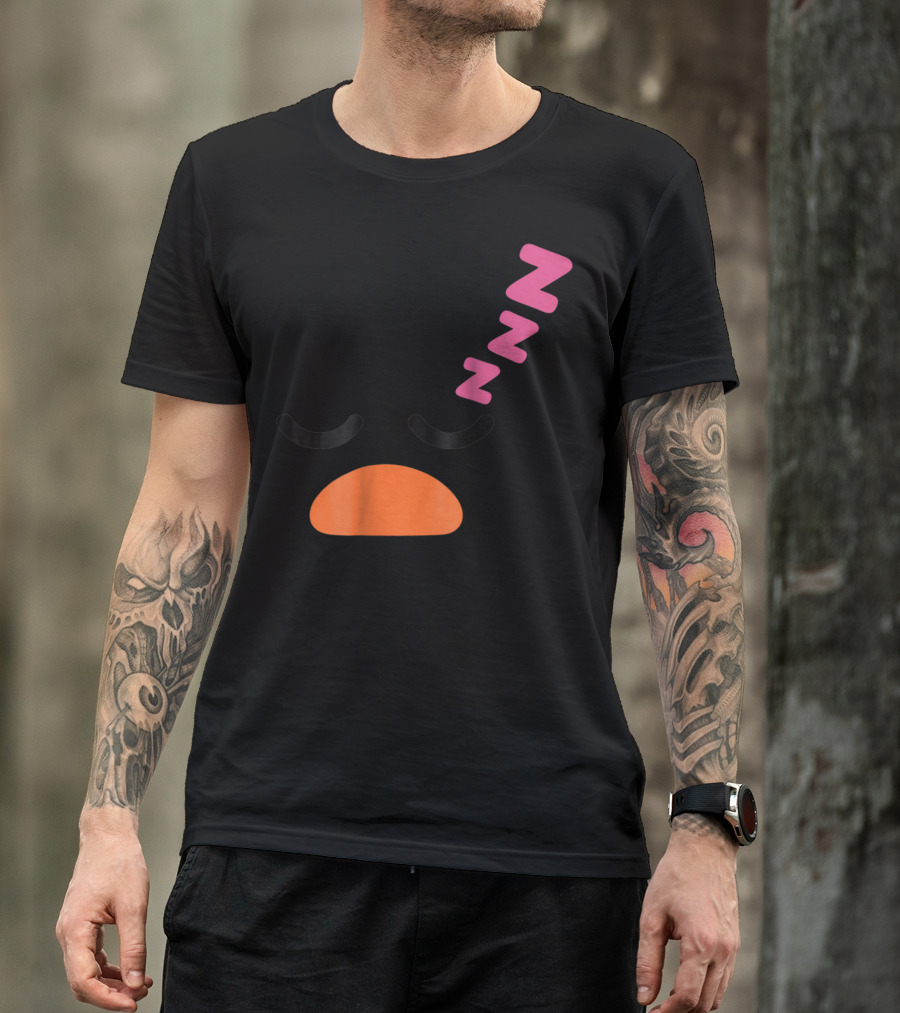 Sleeping Emoji Closed Eyes With ZZZs T-Shirt