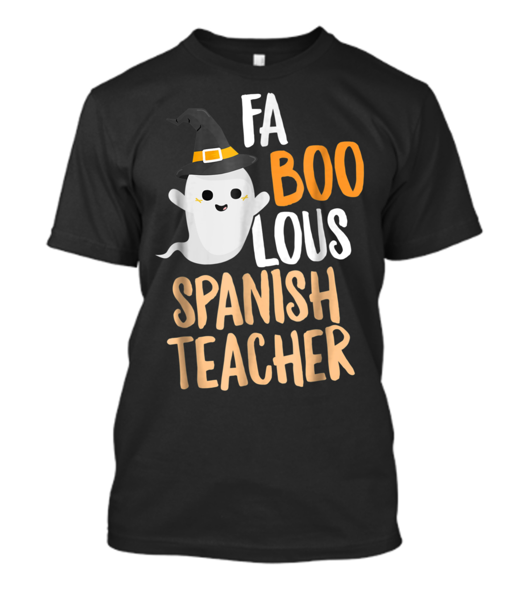 FaBOOlous Spanish Teacher Halloween Ghost T-Shirt