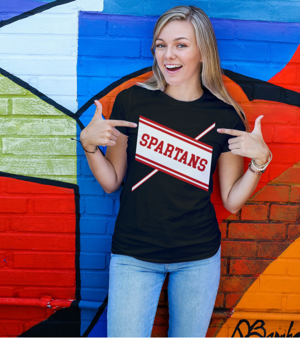 SPARTANS Cheerleader T-Shirt